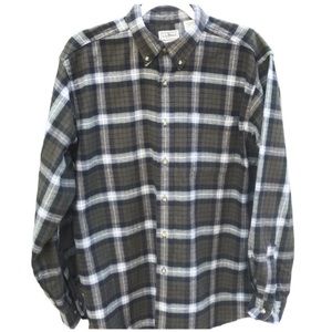 L L Bean Men's Button Down Long Sleeve Shirt Size M